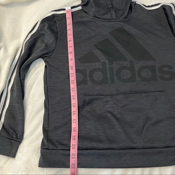 Adidas Men's Hoodie with Logo on front, Size L, Black - Picture 4 of 5